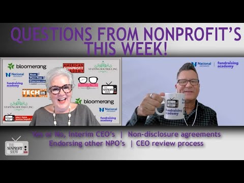 Questions From Nonprofits This Week! [Video]