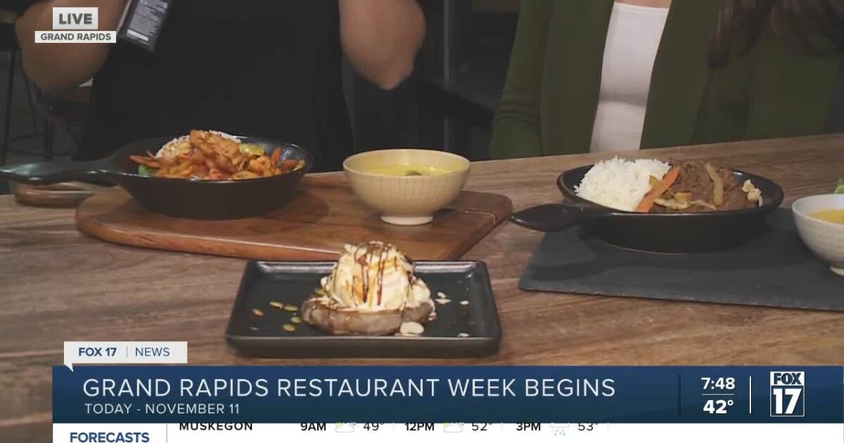 Restaurant Week Grand Rapids kicks off at more than 50 restaurants around town [Video]