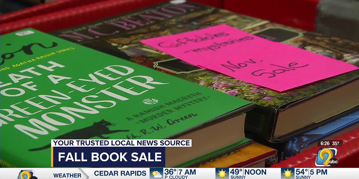Big Fall Book Sale returns to Cedar Rapids Public Library [Video]