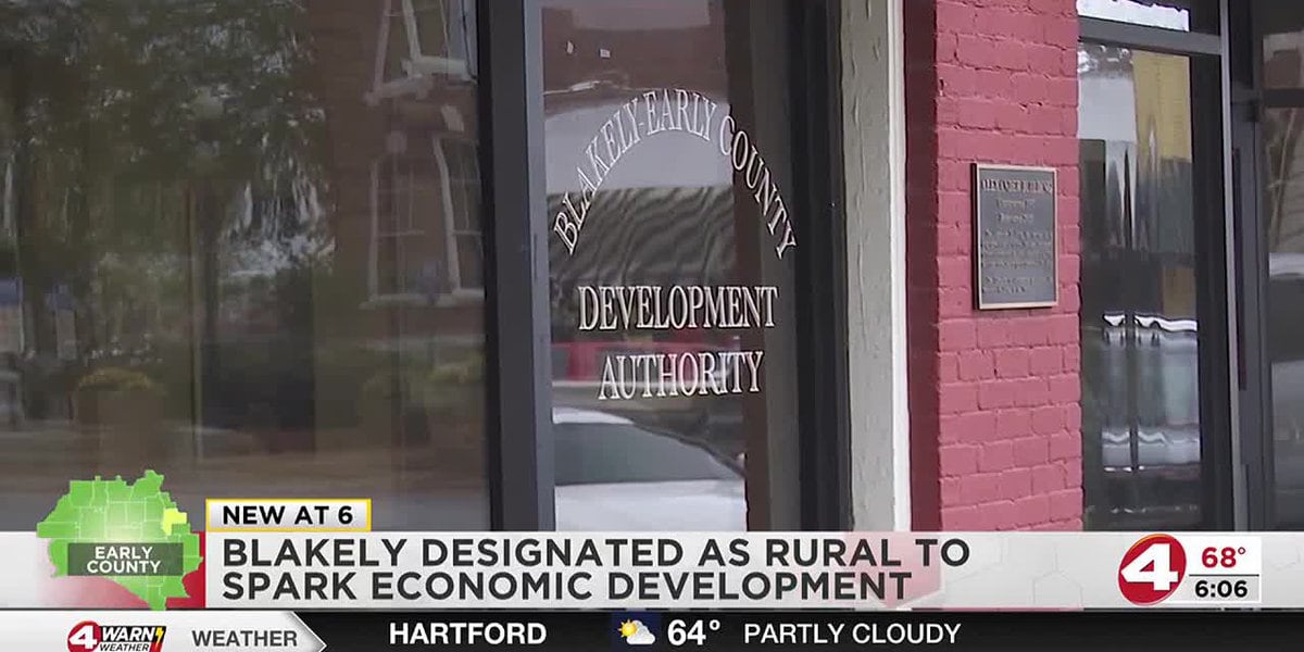 Blakely designated as rural to spark economic development [Video]