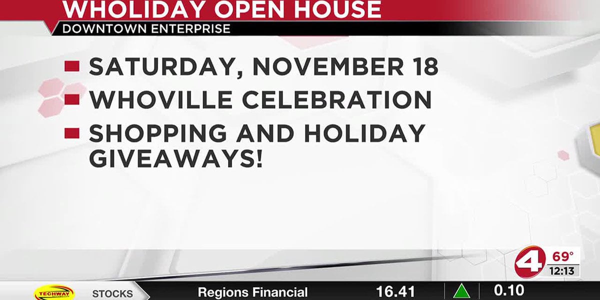 Downtown Enterprise Wholiday Open House [Video]