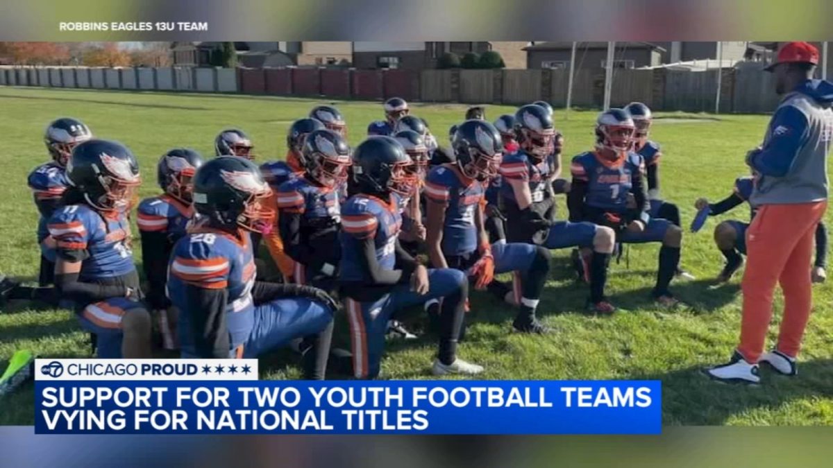 Robbins Eagles heading to American Youth Football League Championship; Dixmoor Vikings still trying to raise money for travel [Video]