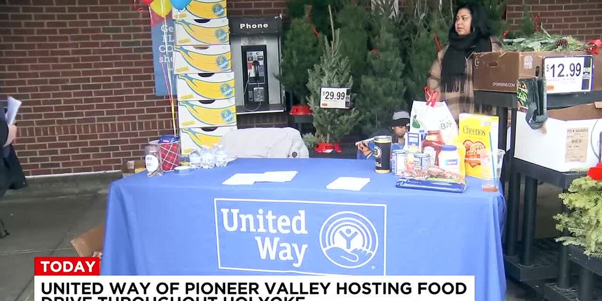 United Way of Pioneer Valley hosts food drive across Holyoke [Video]