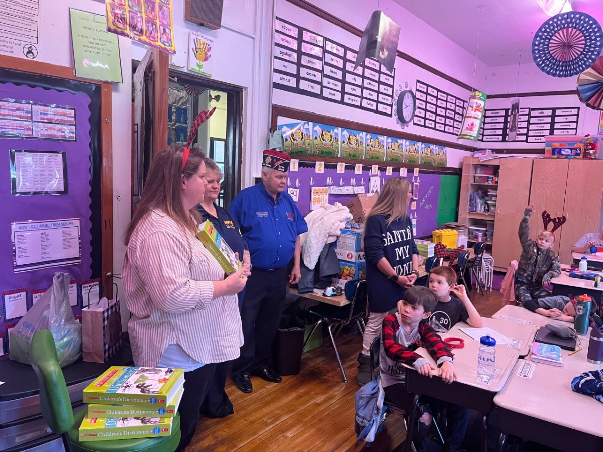 Local businesses donate dictionaries to East Park Elementary School class [Video]