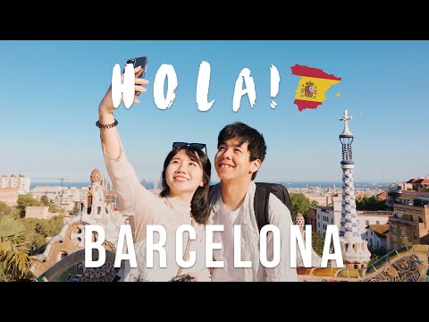 #LongDistance Couple Travel | First Time in Barcelona | All about Gaudi.. [Video]