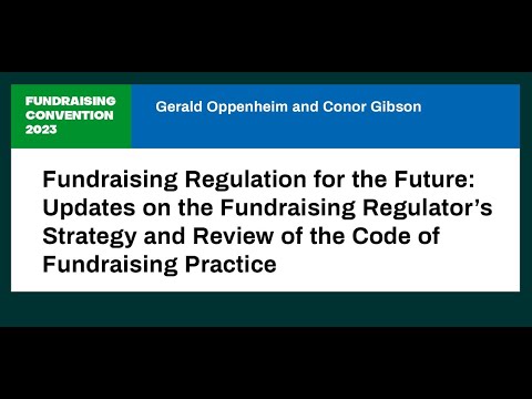 Fundraising Convention 2023 – Fundraising Regulation for the Future [Video]