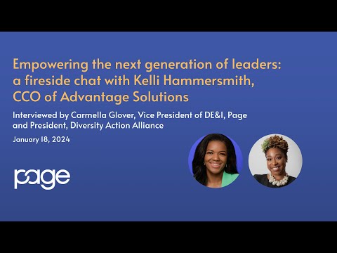 Empowering the next generation of leaders: a fireside chat with Kelli Hammersmith [Video]