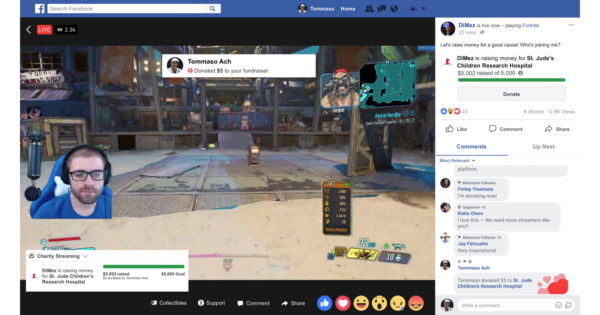 Facebook Gaming Adds Charity Tools for Streamers [Video]