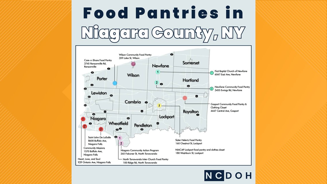 Food pantries in Niagara County free food [Video]