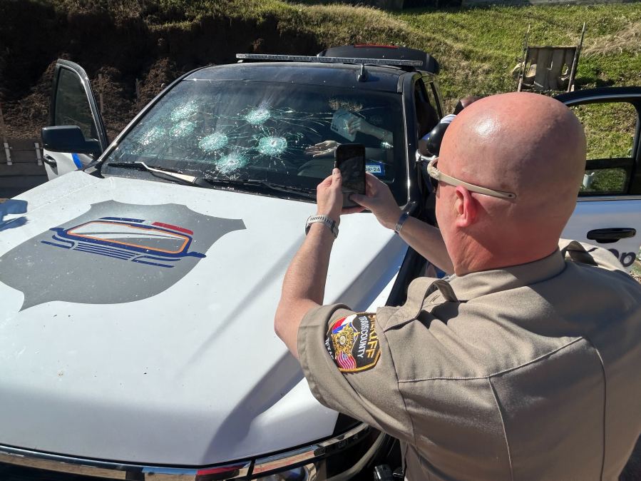 Group showcases durability of bullet-resistant glass on police car [Video]
