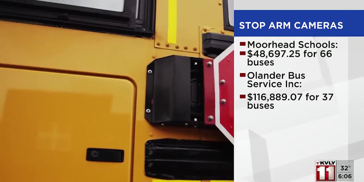 Moorhead Area Public Schools gets grant money for bus stop-arm cameras [Video]
