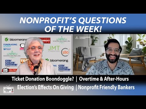 Nonprofit’s Questions of the Week! [Video]