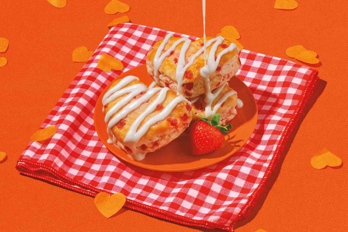 Popeyes Celebrates Valentines Day with Heart Strawberry Biscuits [Video]