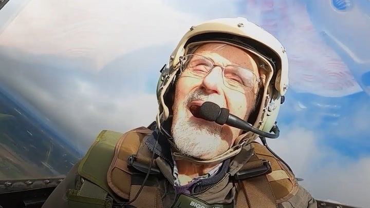 Watch: 102-year-old former RAF pilot takes to skies in iconic Spitfire | Lifestyle [Video]