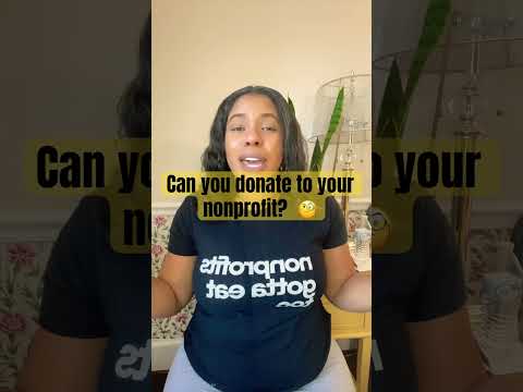 Can you donate to your own nonprofit? #501c3 #funding #businessfunding [Video]