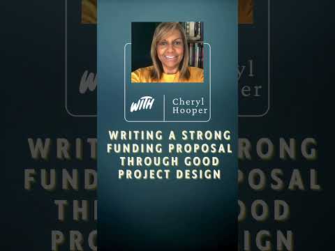 Forthcoming Webinar: Writing a Strong Funding Proposal through good Project Design [Video]
