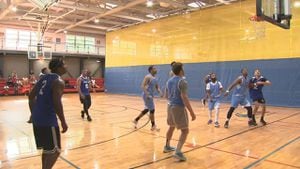 Officers, judges, attorneys and more playing basketball to raise mental health awareness [Video]