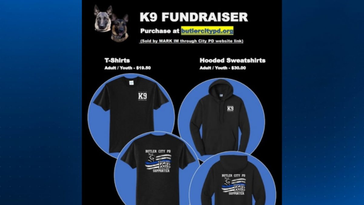 Butler City Police selling shirts to raise money for K9s  WPXI [Video]