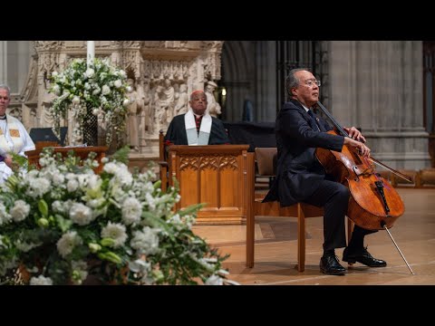 Yo-Yo Ma performs at WCK’s Celebration of Life at Washington National Cathedral [Video]