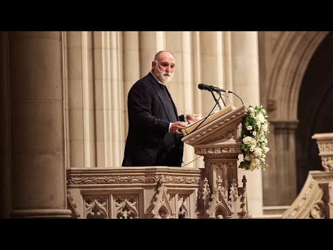 Remarks by José Andrés at WCK’s Celebration of Life Service at Washington National Cathedral [Video]