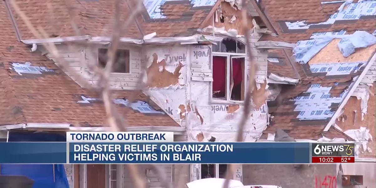 Disaster relief organization helping tornado victims in Blair [Video]