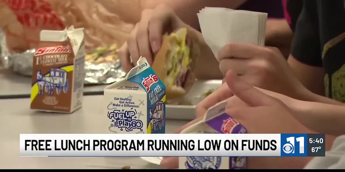 Free school lunch program seeing low funding [Video]
