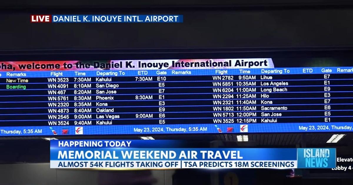 TSA projects record number of Memorial Day travelers: What you need to know in Honolulu | Video