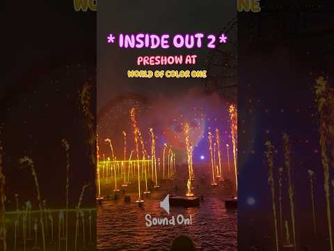 Inside out 2 at World of color one in Disney California Adventure #insideout#insideout2#disneypark# [Video]