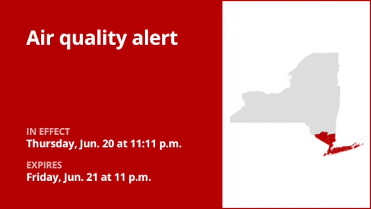 NY weather: Air quality alert in effect for part of New York until Friday night [Video]