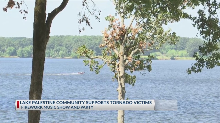 Lake Palestine raising money for tornado victims on Fourth of July [Video]