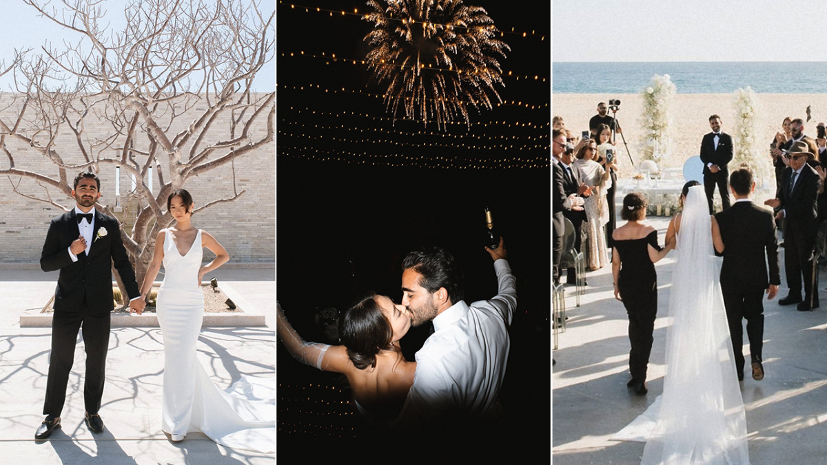 Newlywed couple peels back details of their lavish destination wedding in Mexico [Video]