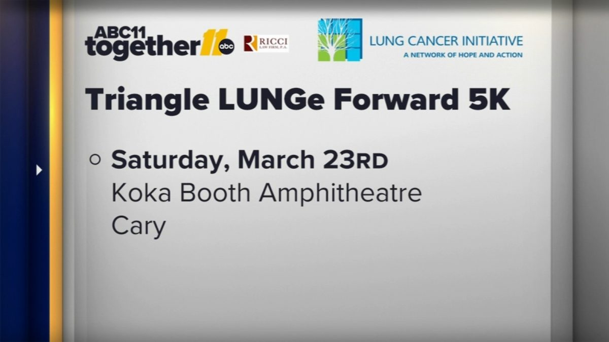 LUNGe Forward 2024 | Annual 5K Run, Walk raises money for the Lung Cancer Initiative in North Carolina [Video]