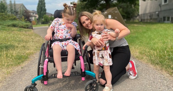 Alberta family fundraises for robotic walker for daughter with rare disorder [Video]