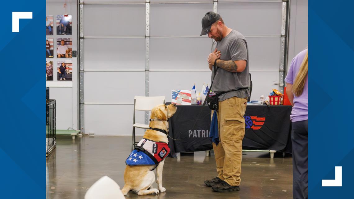 Patriot PAWS service dogs graduate to help veterans in need [Video]