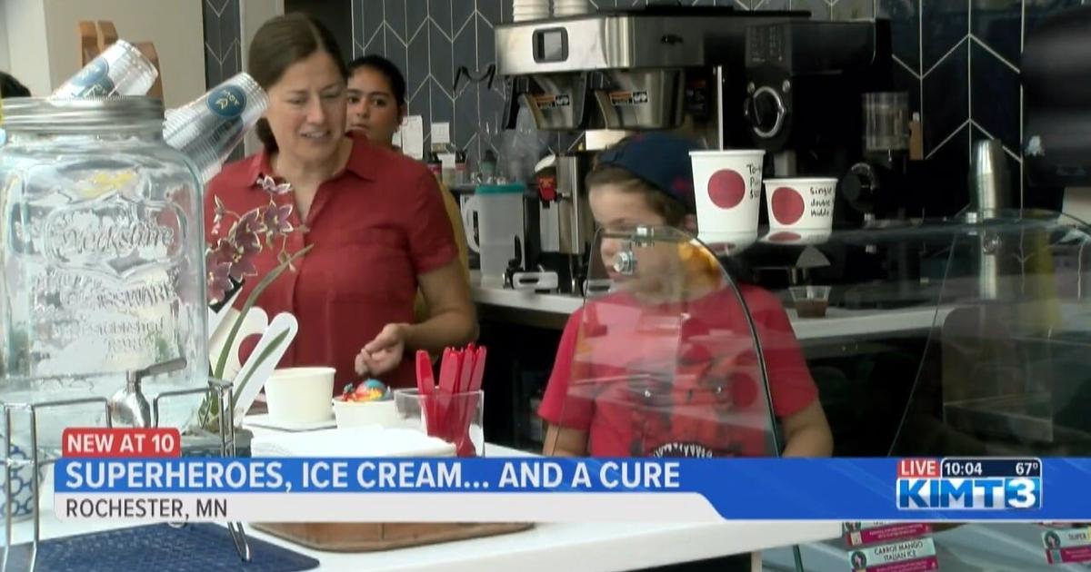 Superhero supports cure for cancer one scoop at a time | Local [Video]