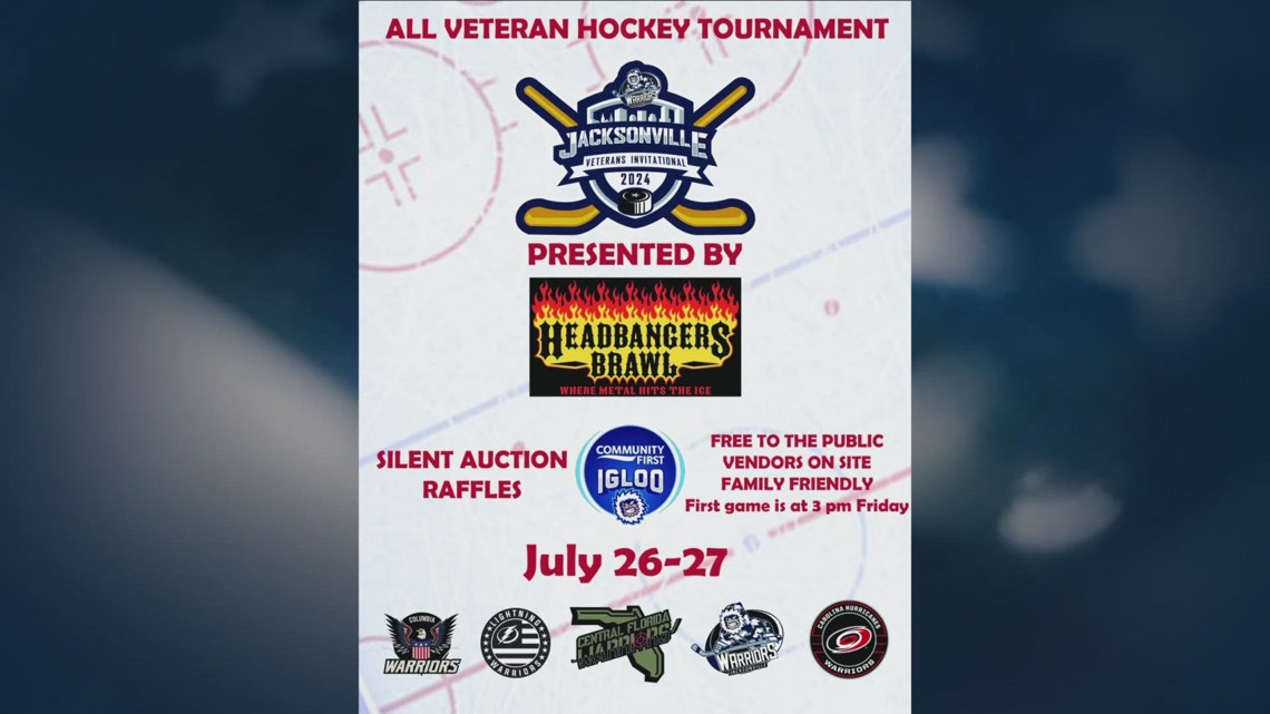 Veteran Hockey Tournament hosted by Jacksonville Icemen Warriors [Video]