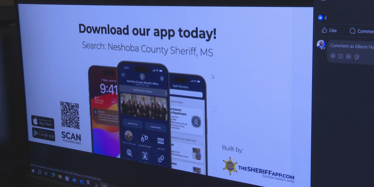 The Neshoba County Sheriffs Department officially has an app [Video]