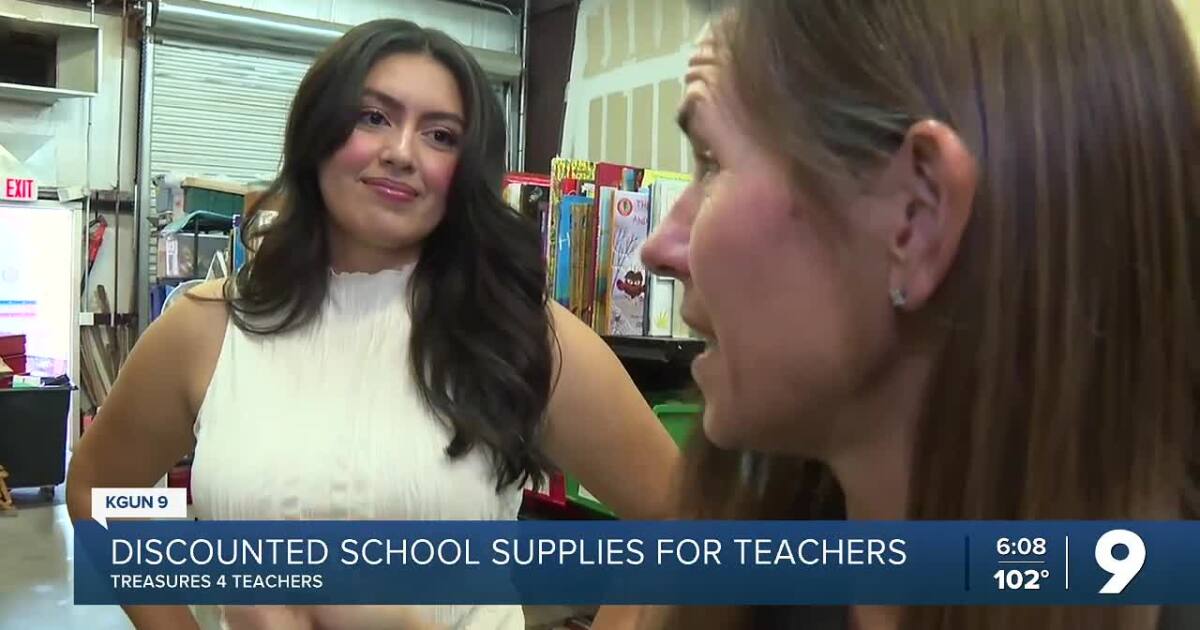Treasures 4 Teachers offers repurposed, discounted school supplies to teachers [Video]