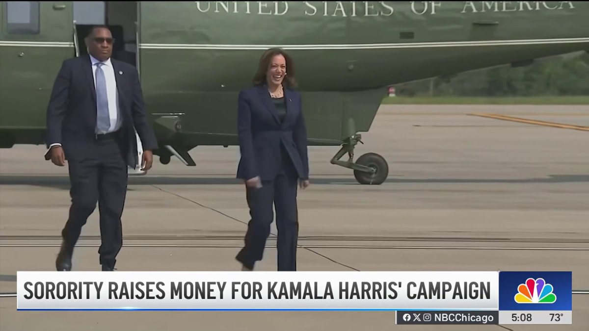 Historically Black sororities help fundraise for VP Harris presidential campaign  NBC Chicago [Video]