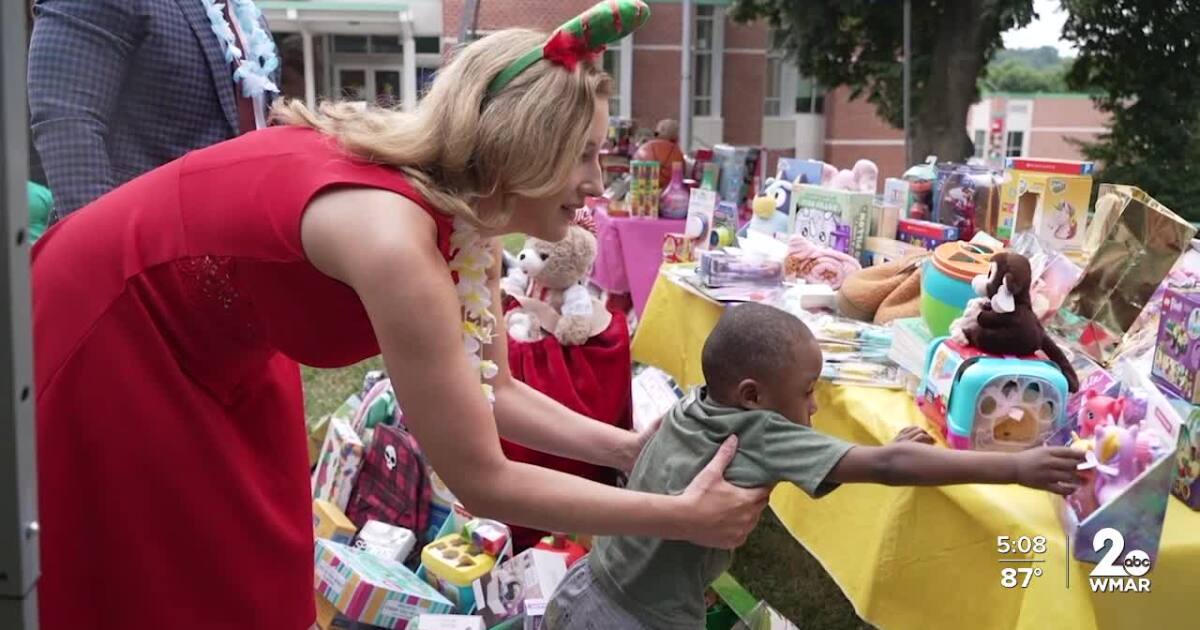Celebrating Christmas in July at Mt. Washington Pediatric Hospital [Video]