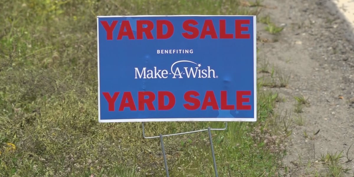 Yard sale raises money for Make-a-Wish Maine [Video]