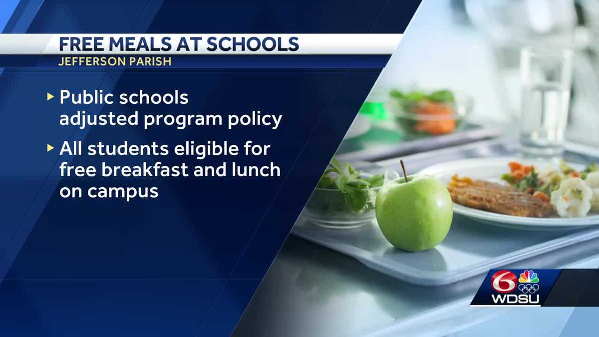 Jefferson Parish schools offering free breakfast and lunch [Video]